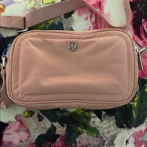 Lululemon Light Pink Camera Crossbody Bag